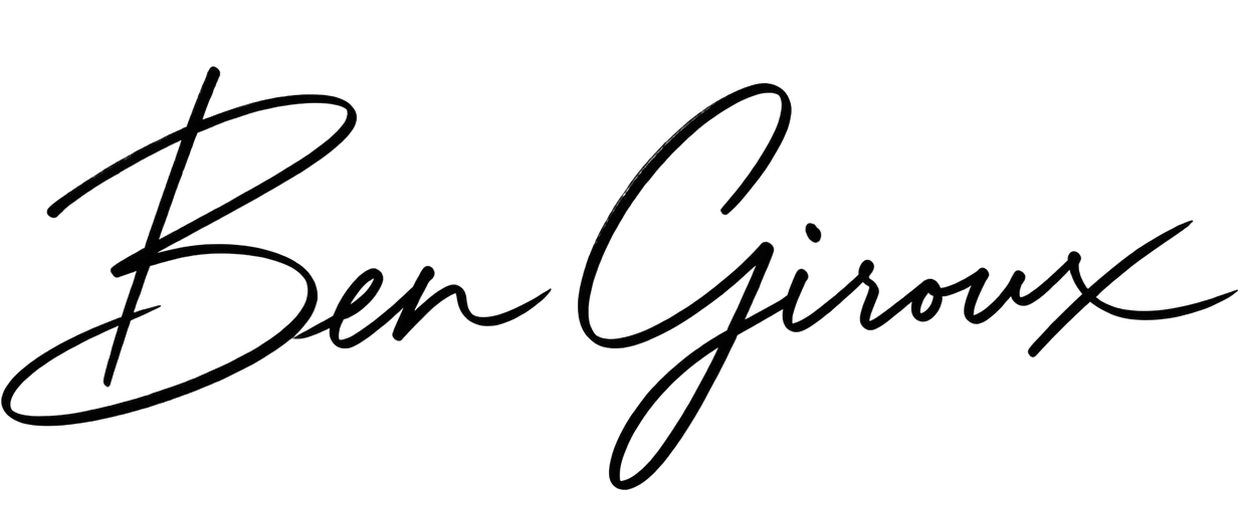 Ben Giroux's handwritten signature